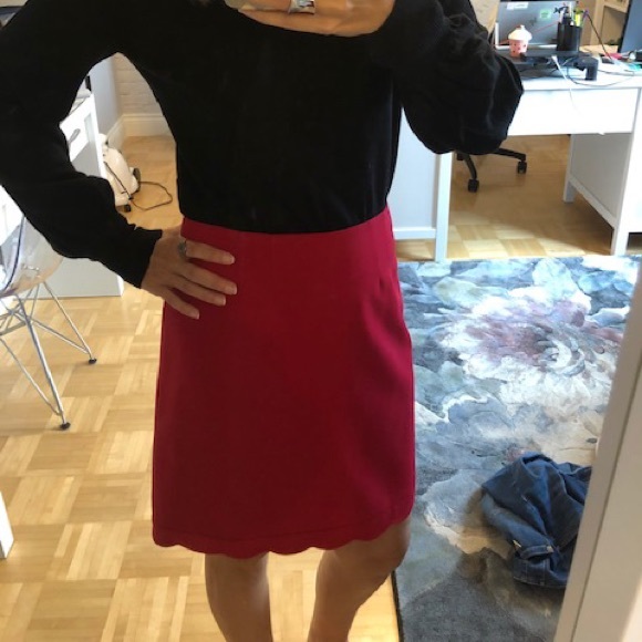 Red skirt Jacob size 6 - Picture 2 of 7